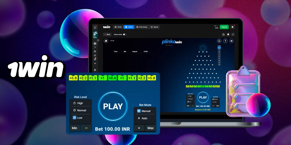 1win Plinko game rules overview