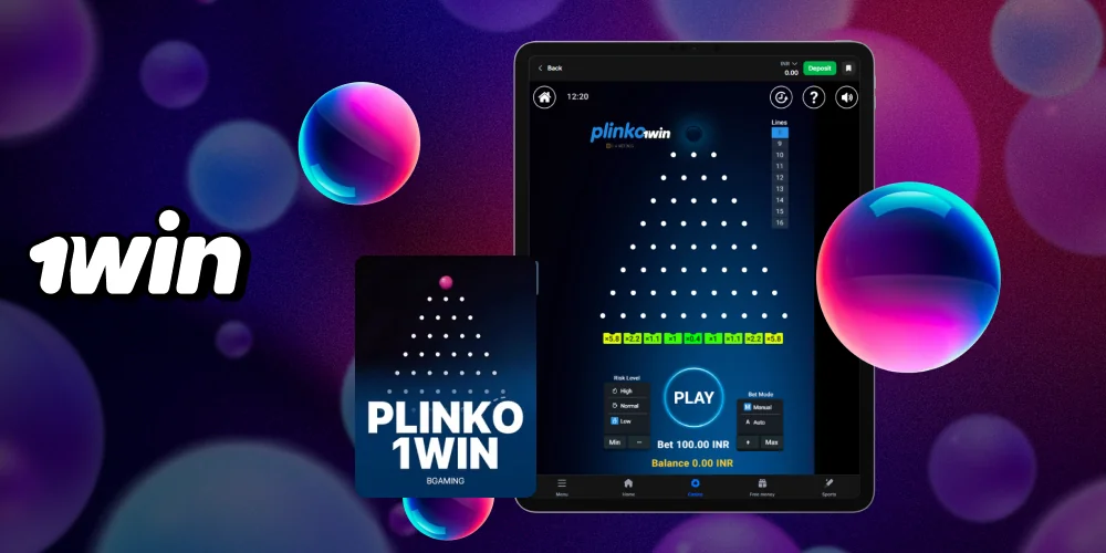 1win offers access to the famous Plinko game to Indian players